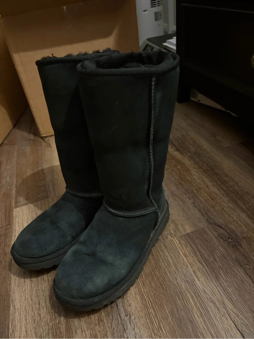 Black UGG Classic Tall boots